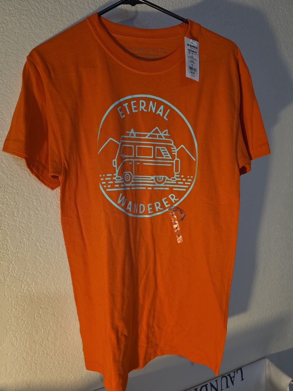 Vw bus Bright Orange 'Eternal Wanderer' Graphic Tee